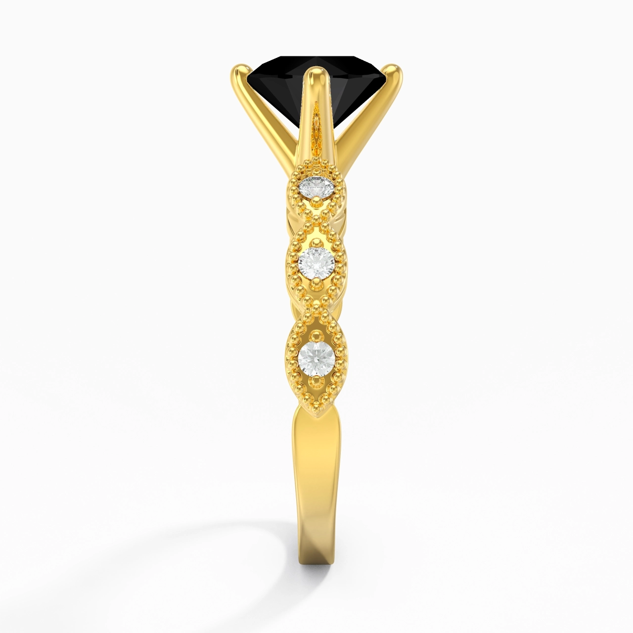 925 Sterling Silver Cubic Zirconia Engagement Ring