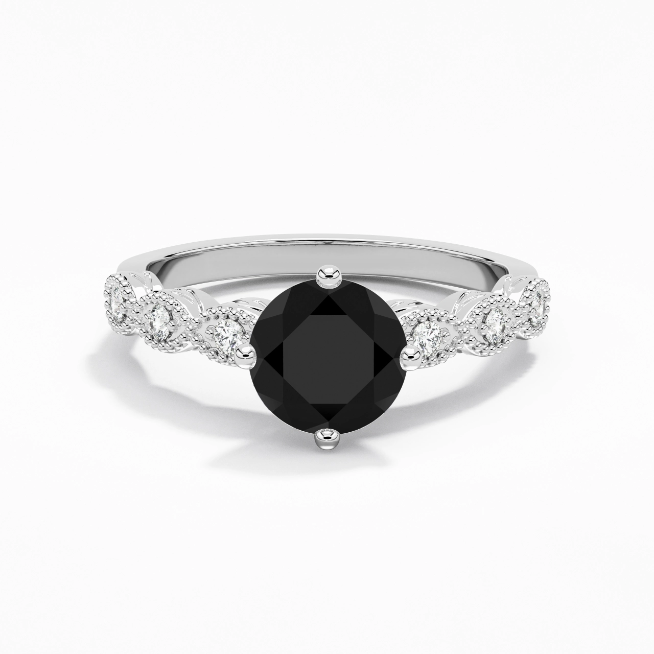 925 Sterling Silver Cubic Zirconia Engagement Ring