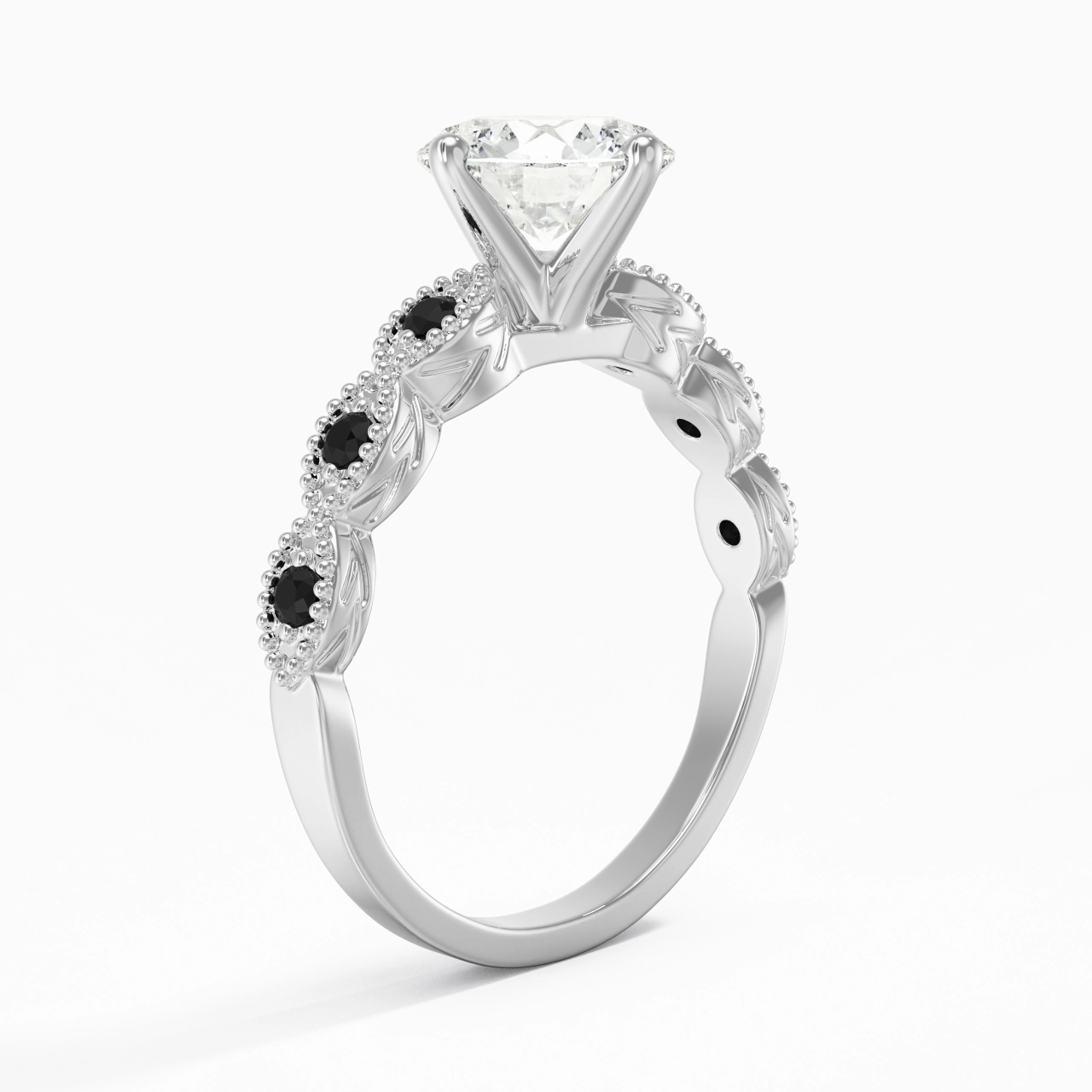 925 Sterling Silver Cubic Zirconia Engagement Ring