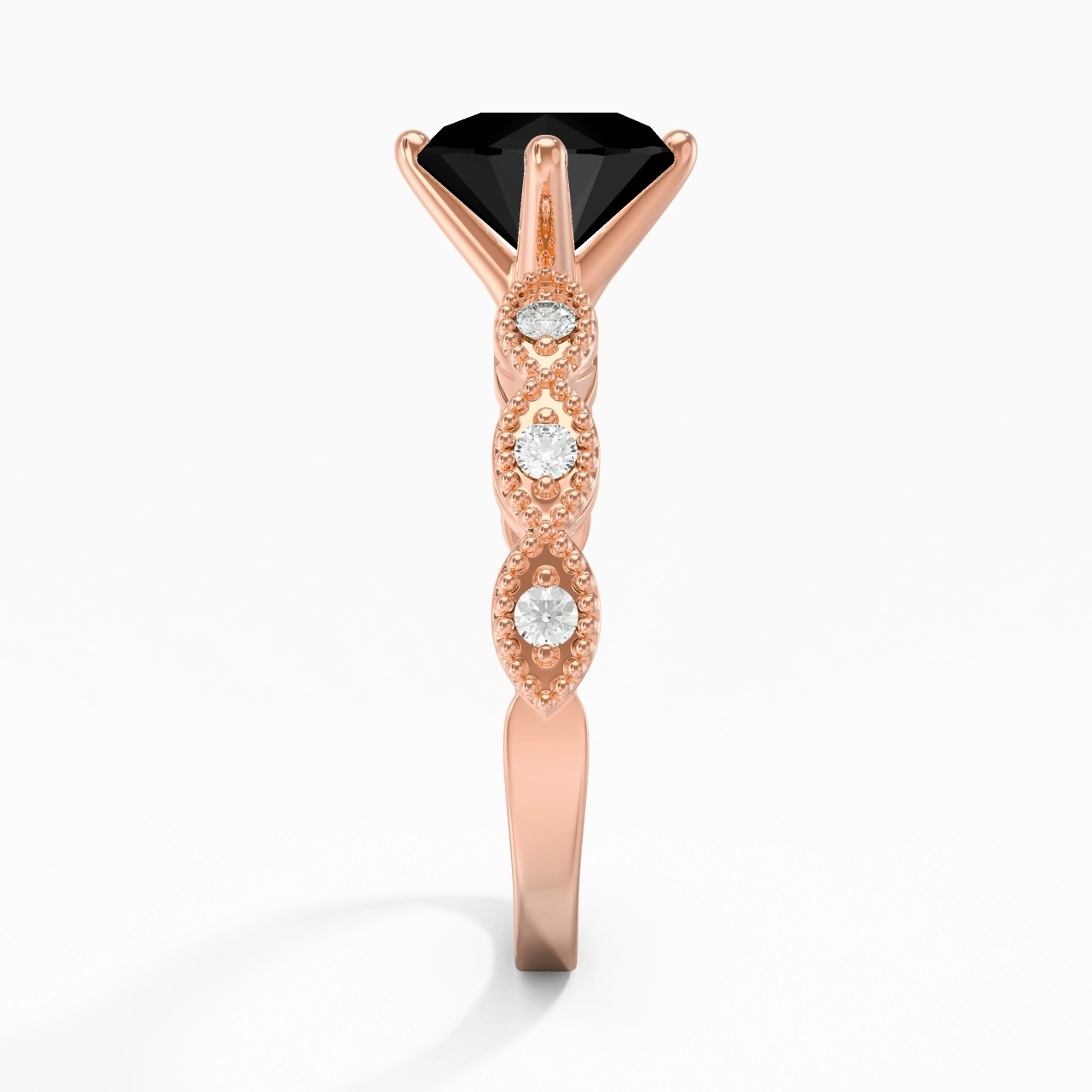 925 Sterling Silver Cubic Zirconia Engagement Ring