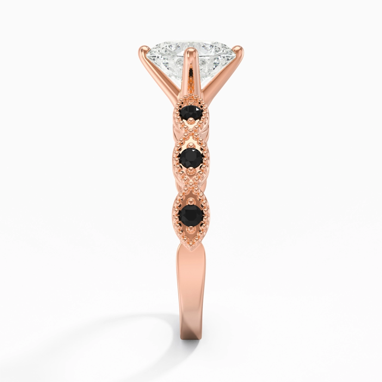 925 Sterling Silver Cubic Zirconia Engagement Ring