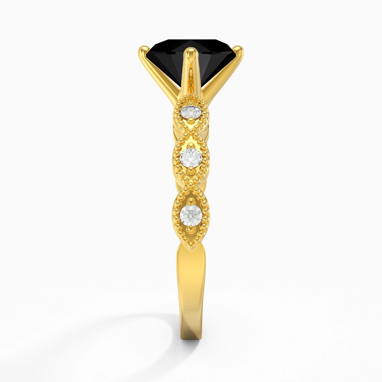 925 Sterling Silver Cubic Zirconia Engagement Ring