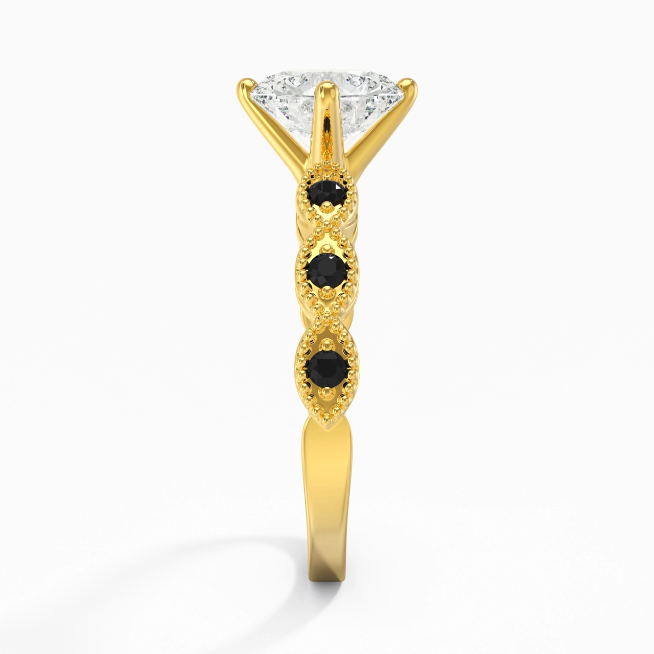 925 Sterling Silver Cubic Zirconia Engagement Ring