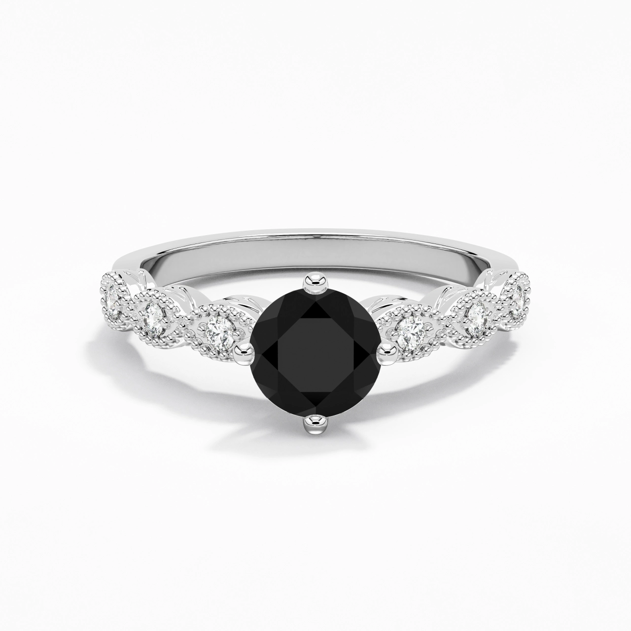 925 Sterling Silver Cubic Zirconia Engagement Ring