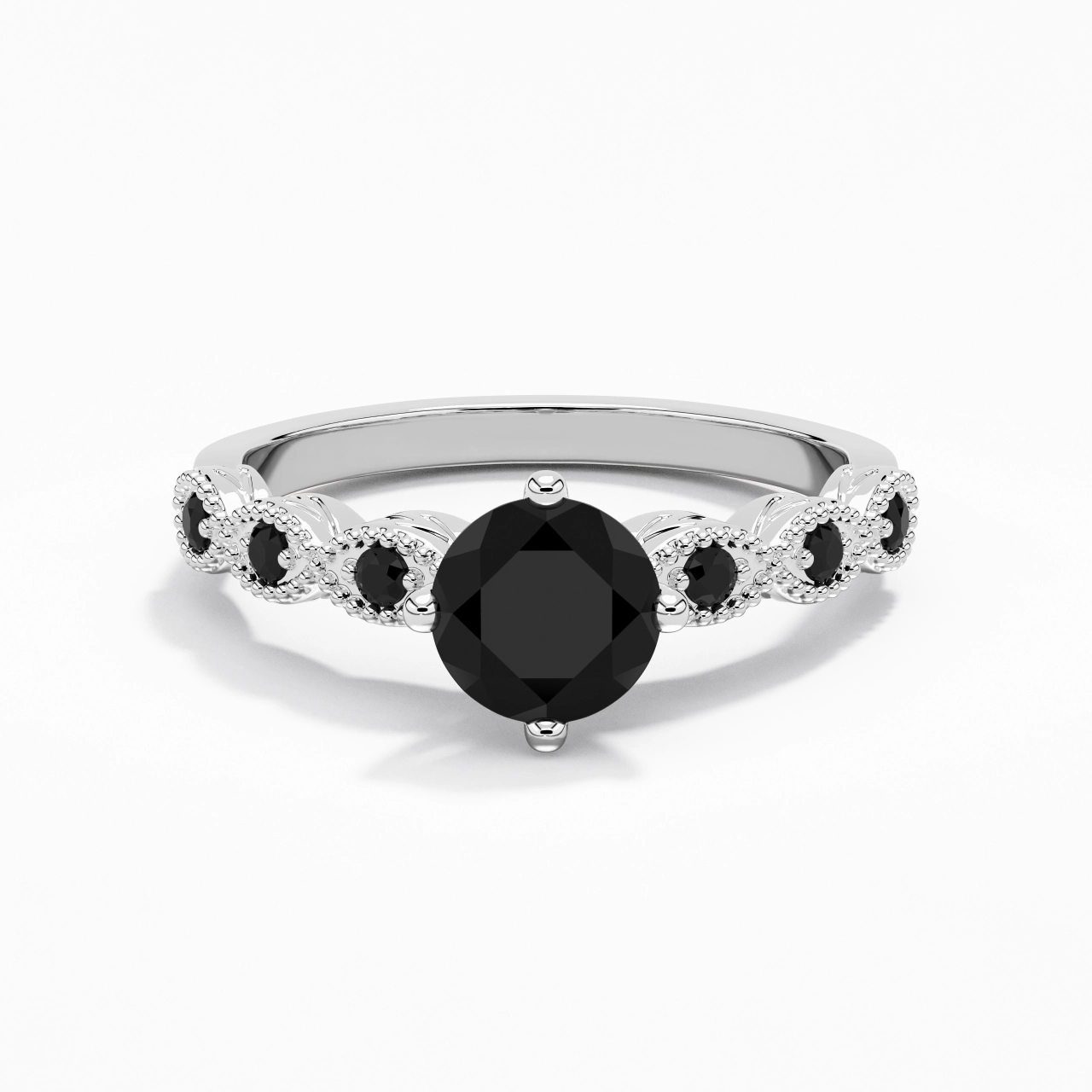 925 Sterling Silver Cubic Zirconia Engagement Ring