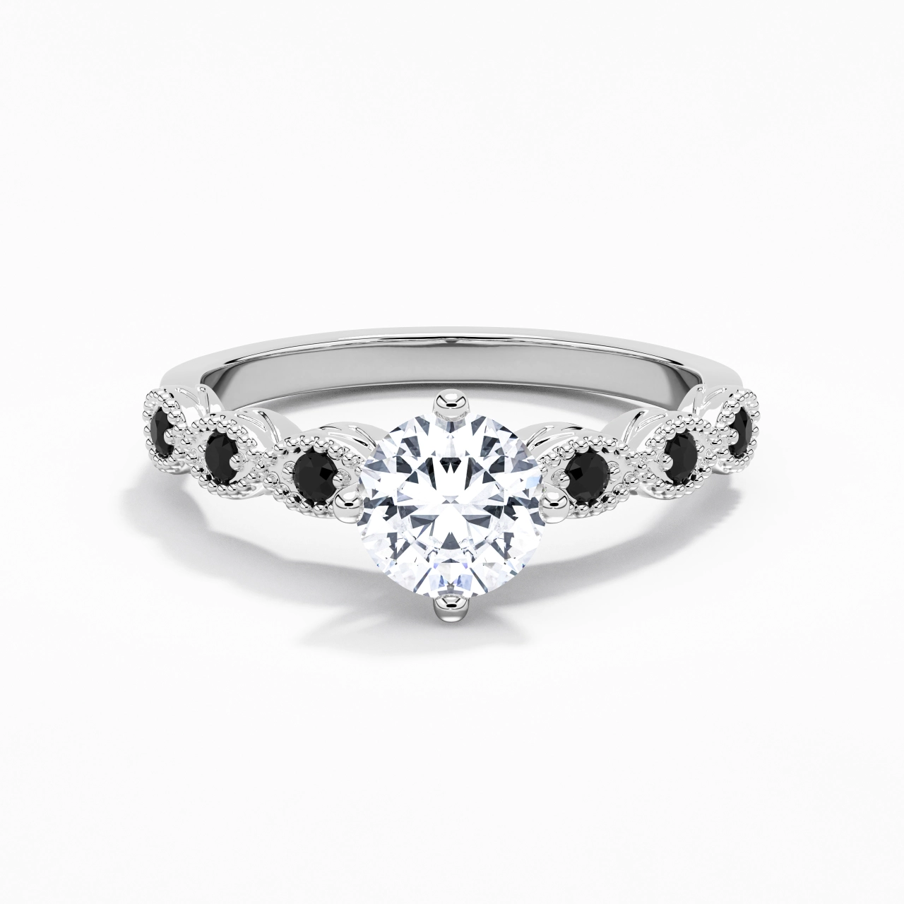 925 Sterling Silver Cubic Zirconia Engagement Ring
