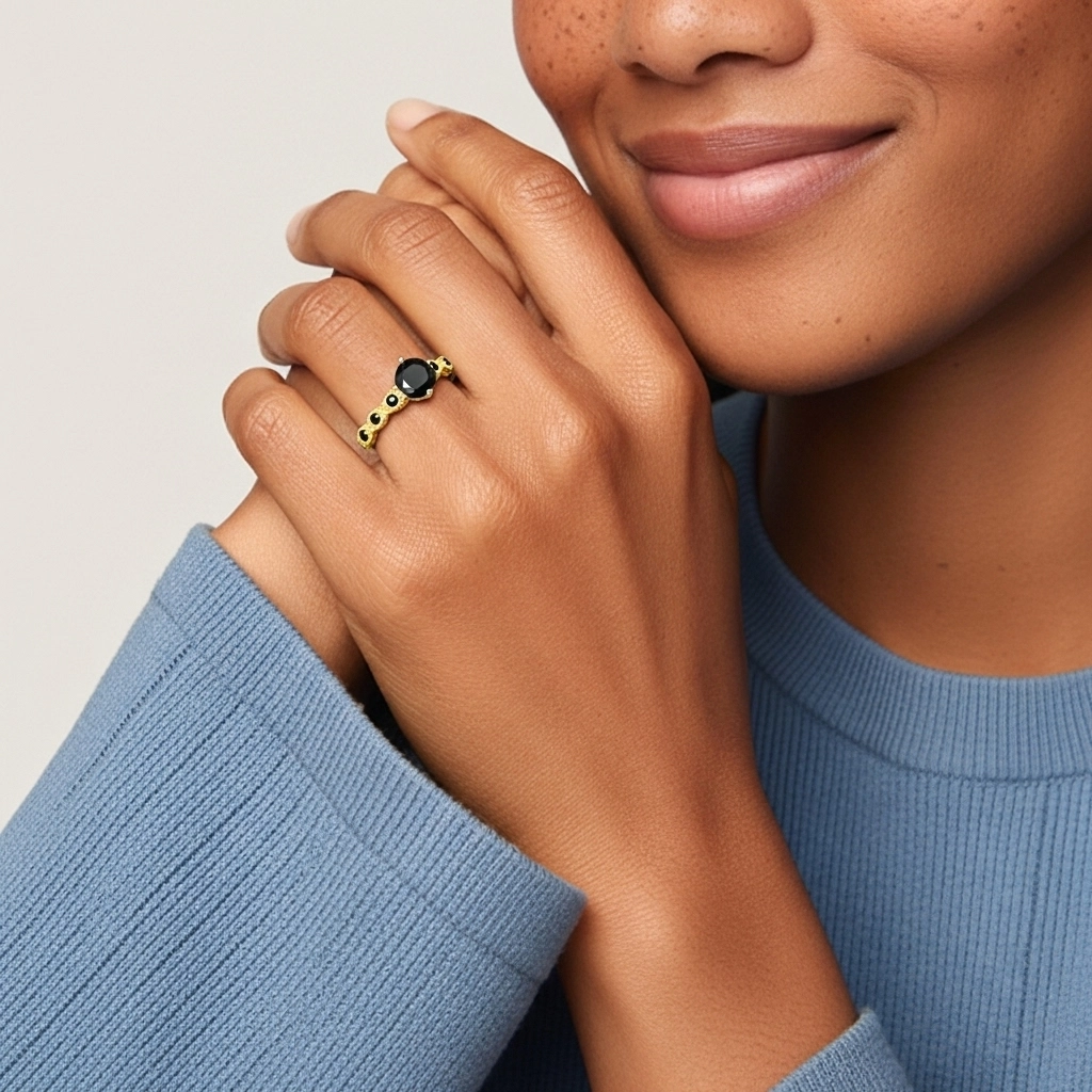 925 Sterling Silver Cubic Zirconia Engagement Ring