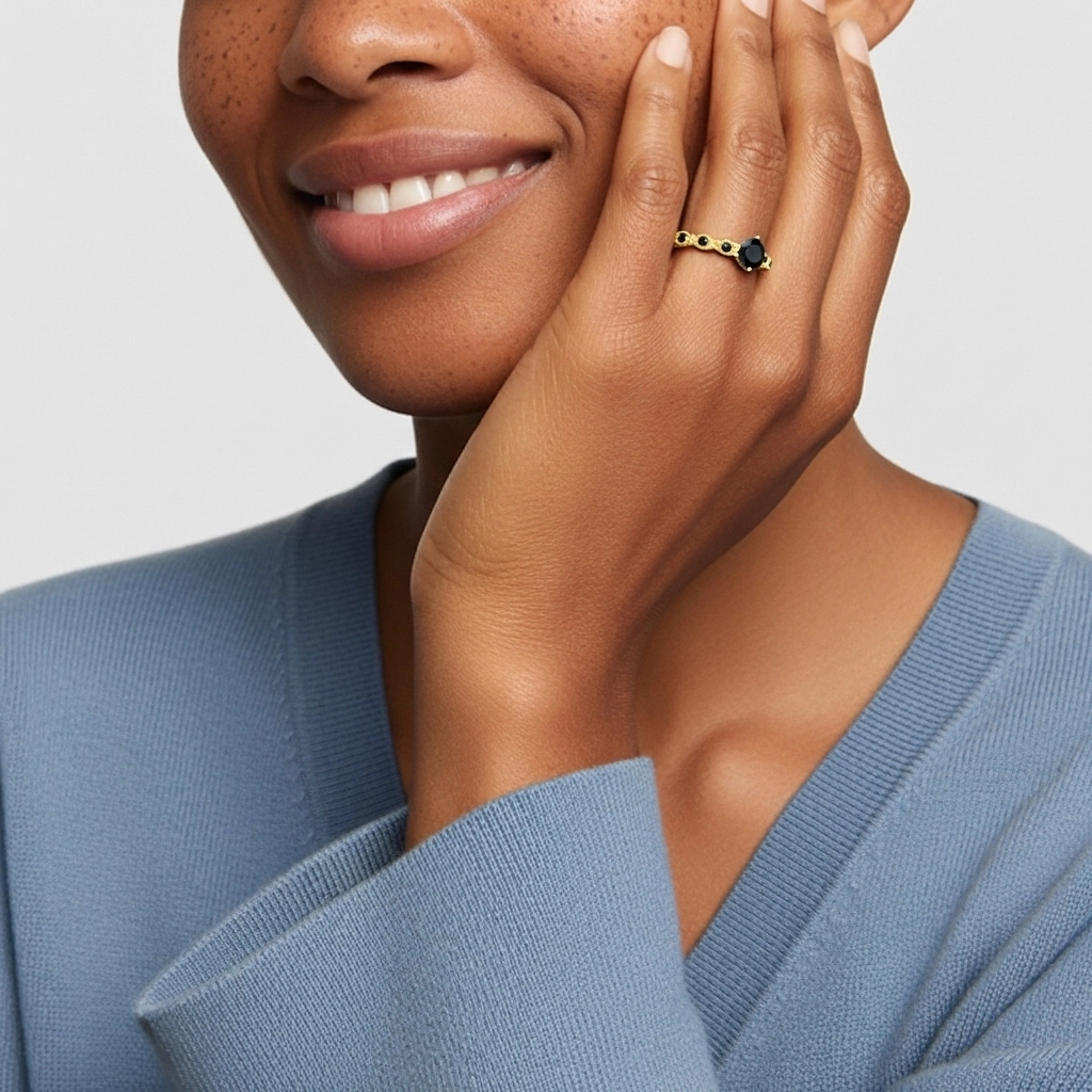 925 Sterling Silver Cubic Zirconia Engagement Ring