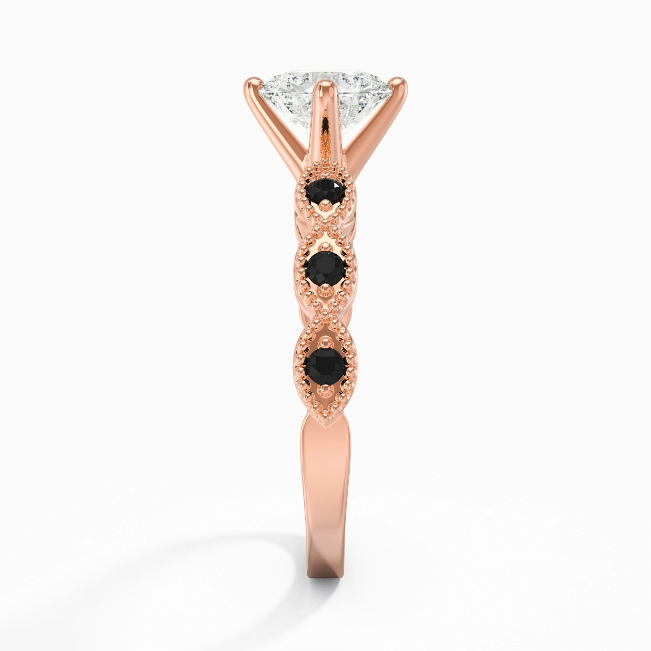 925 Sterling Silver Cubic Zirconia Engagement Ring