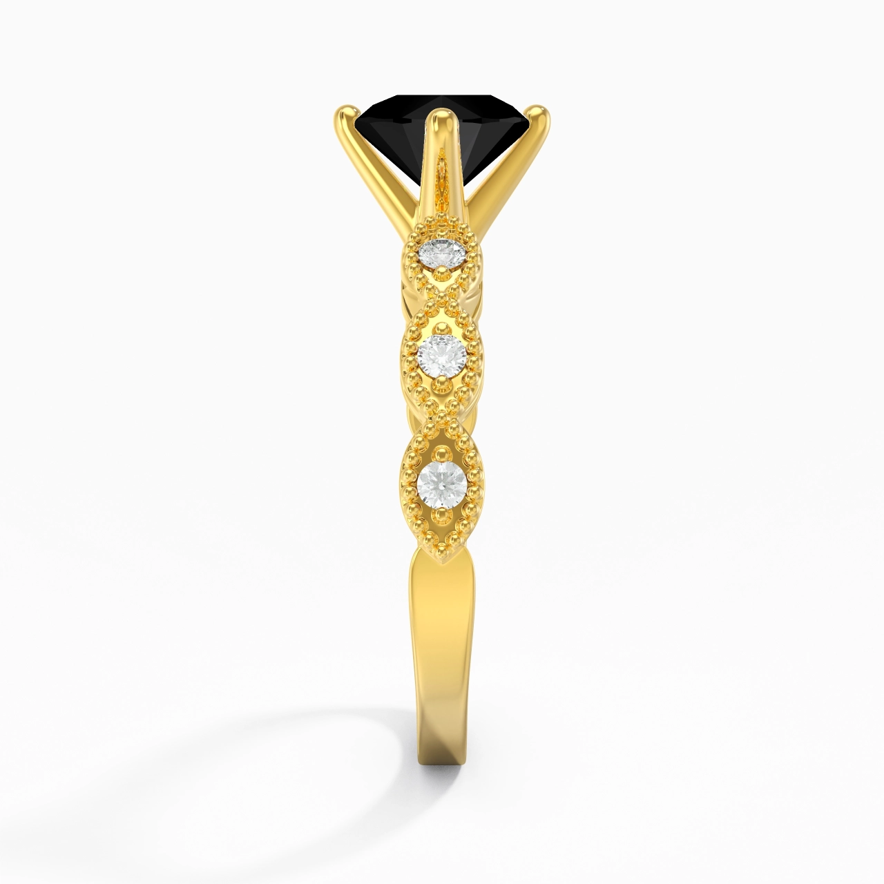 925 Sterling Silver Cubic Zirconia Engagement Ring