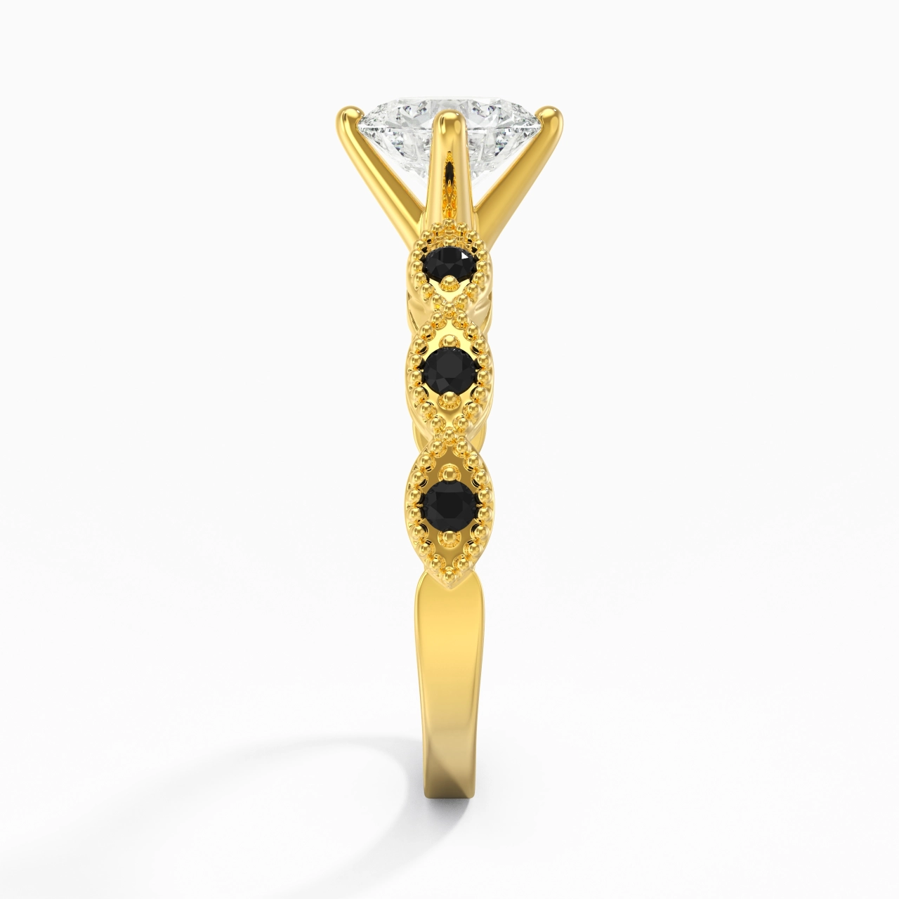 925 Sterling Silver Cubic Zirconia Engagement Ring