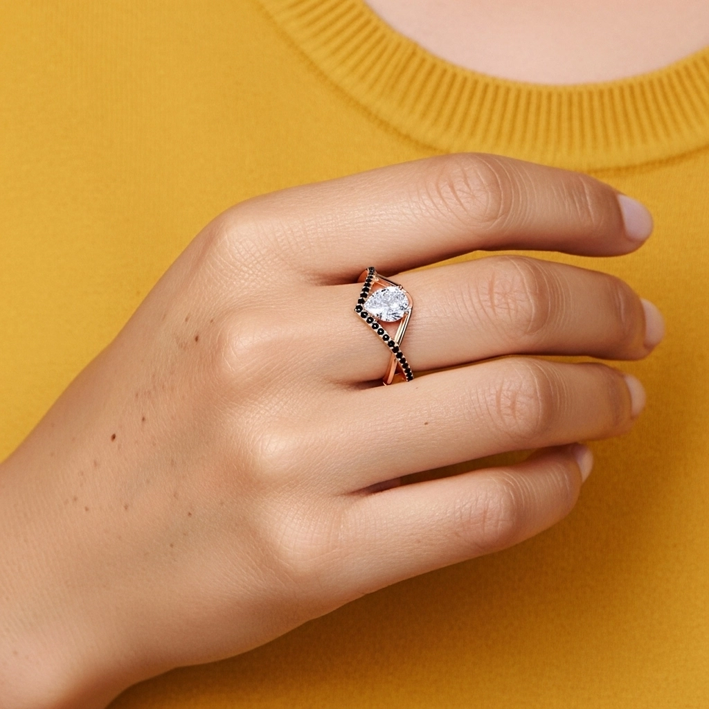 Prong Engagement Ring 1.20ct Cubic Zirconia