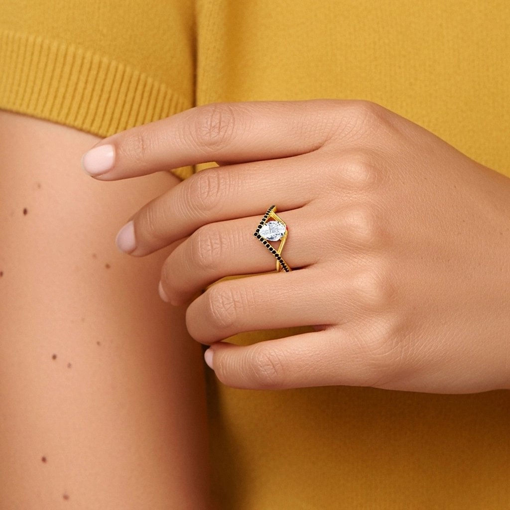 Prong Engagement Ring 1.20ct Cubic Zirconia