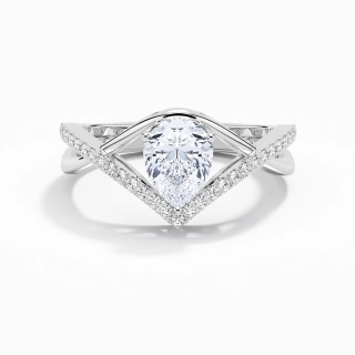 Bague de fiançailles 1.20ct Moissanite