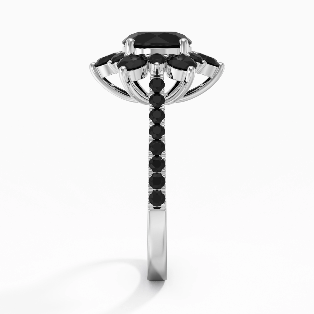 Graceful Round 1.20ct Cubic Zirconia Engagement Ring