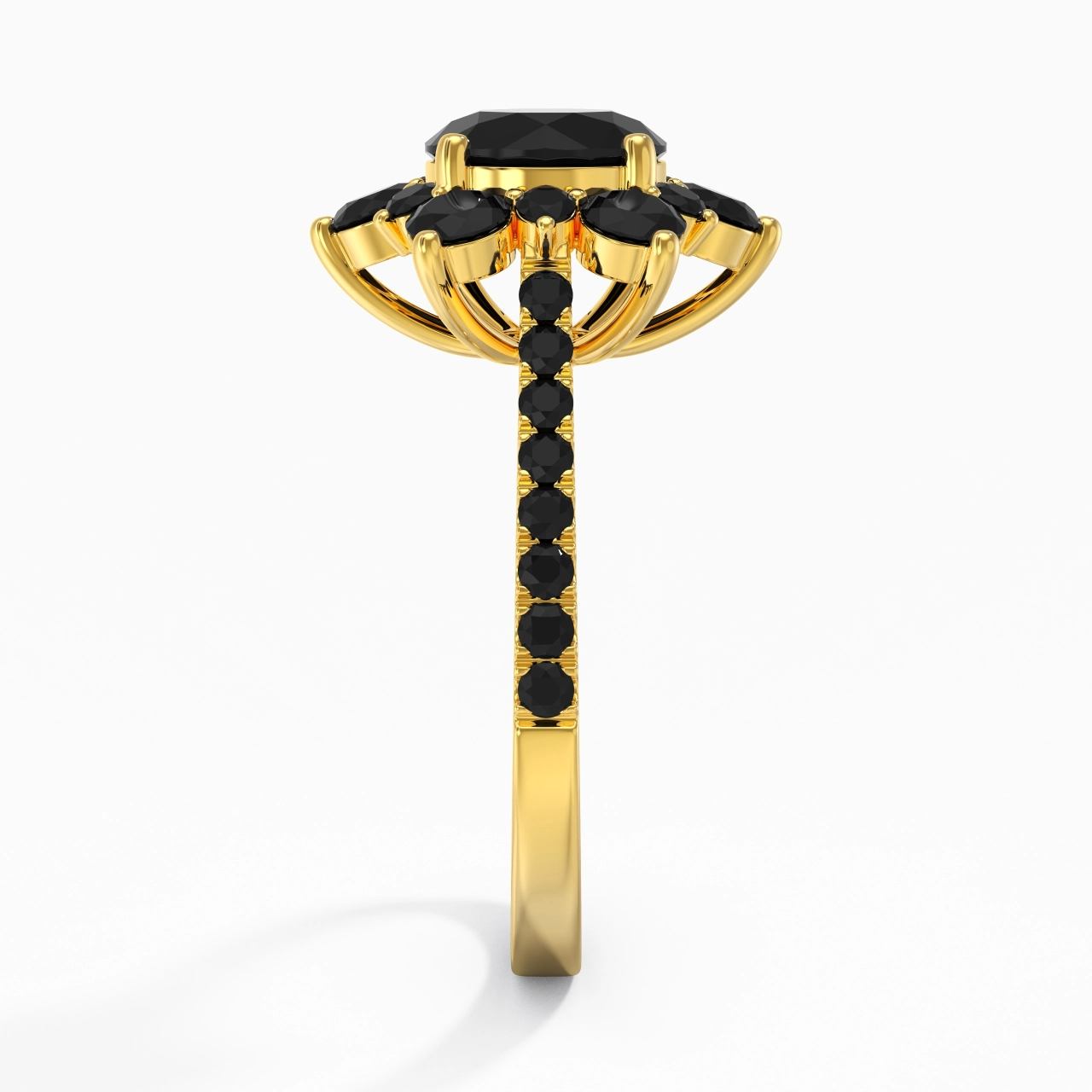 Graceful Round 1.20ct Cubic Zirconia Engagement Ring