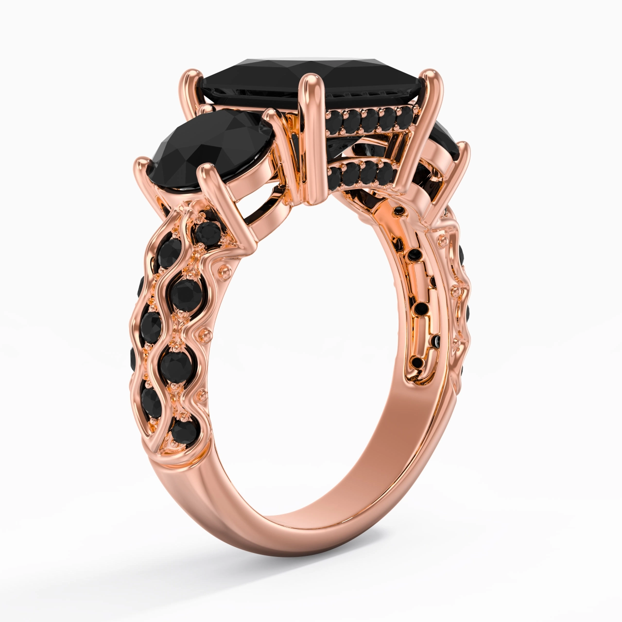 925 Sterling Silver Cubic Zirconia Engagement Ring