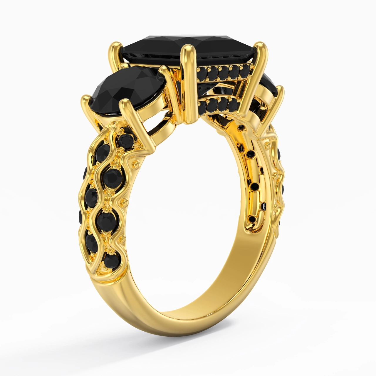 925 Sterling Silver Cubic Zirconia Engagement Ring