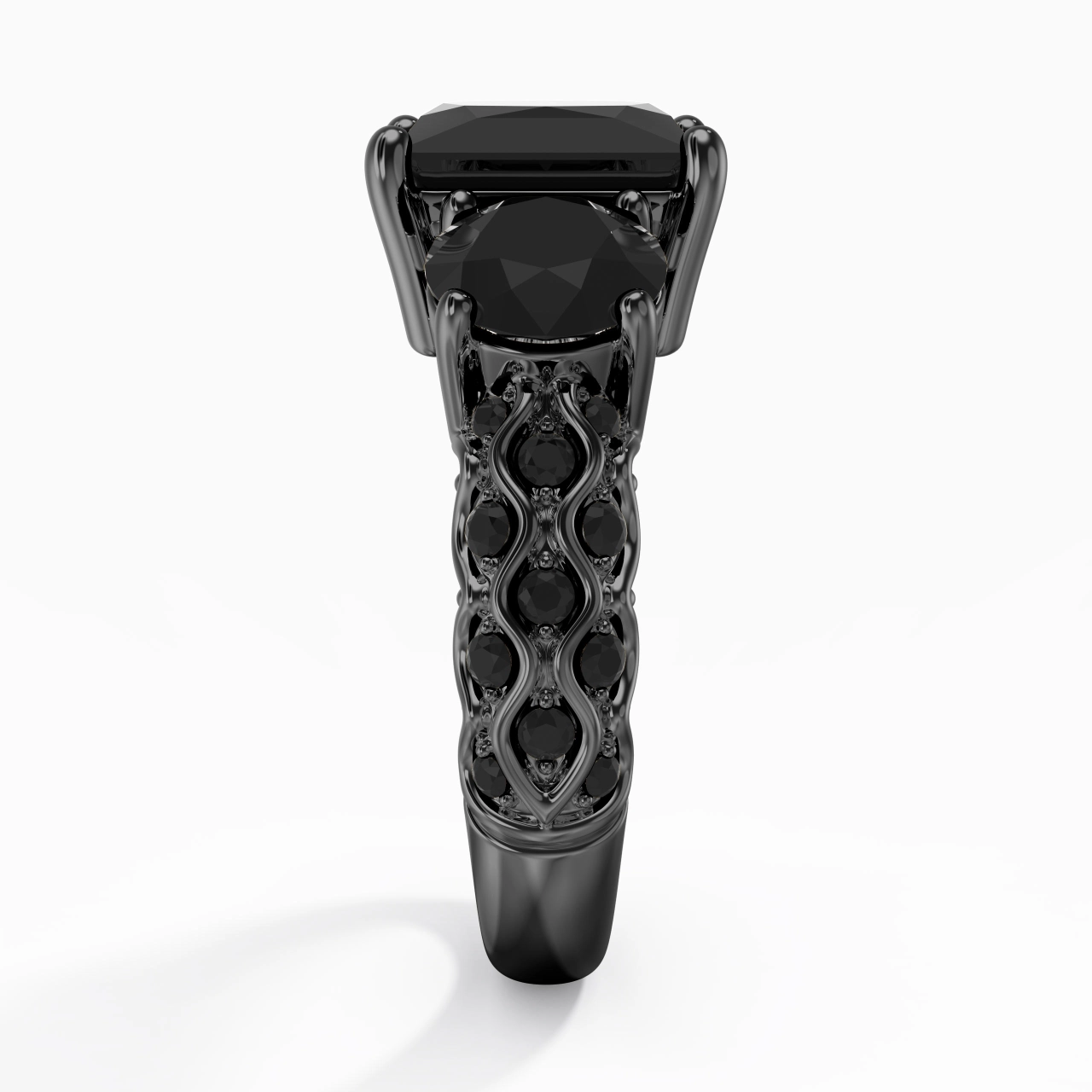 925 Sterling Silver Cubic Zirconia Engagement Ring