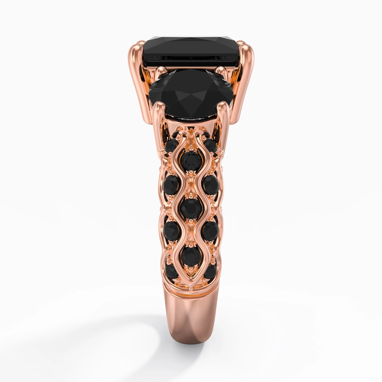 925 Sterling Silver Cubic Zirconia Engagement Ring