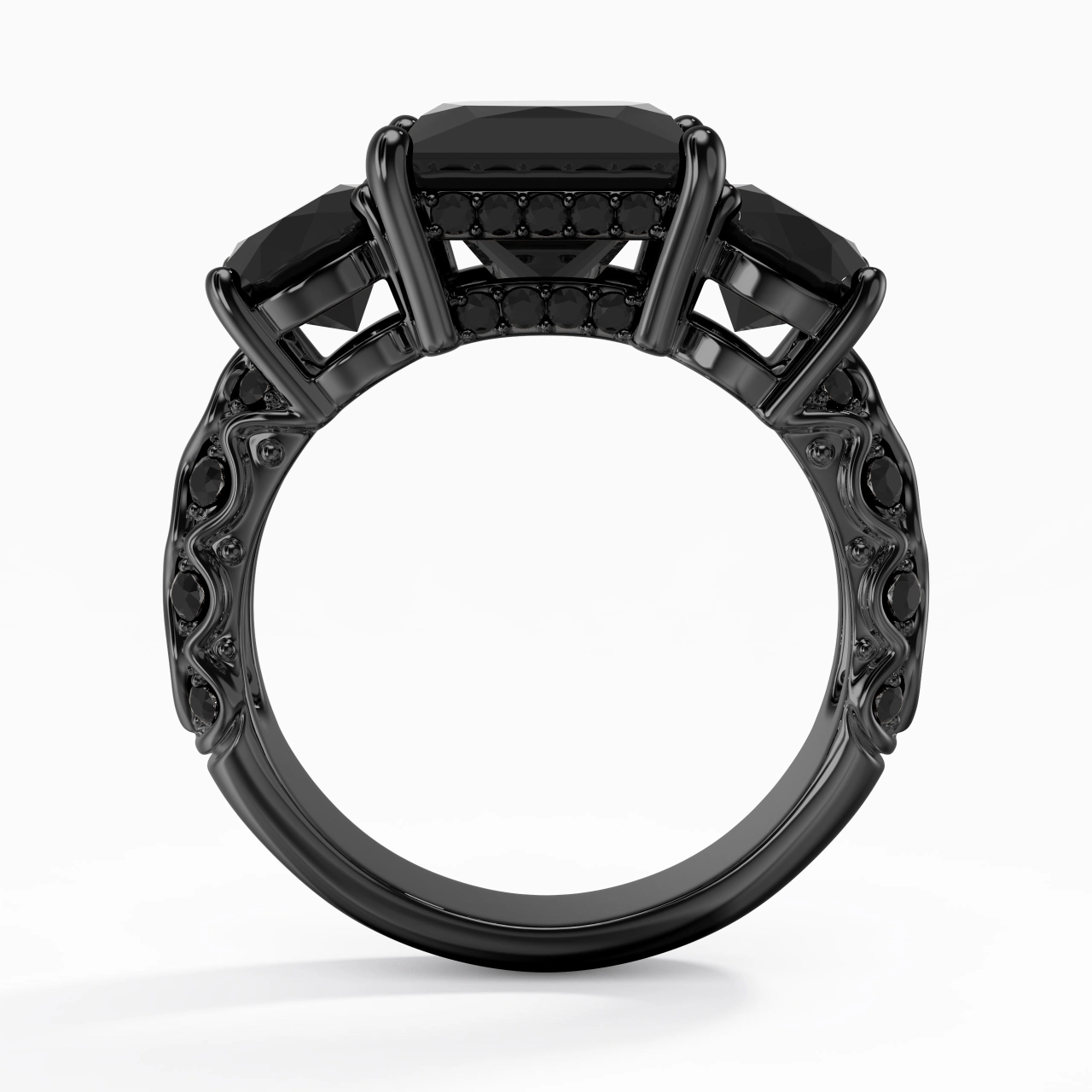 925 Sterling Silver Cubic Zirconia Engagement Ring