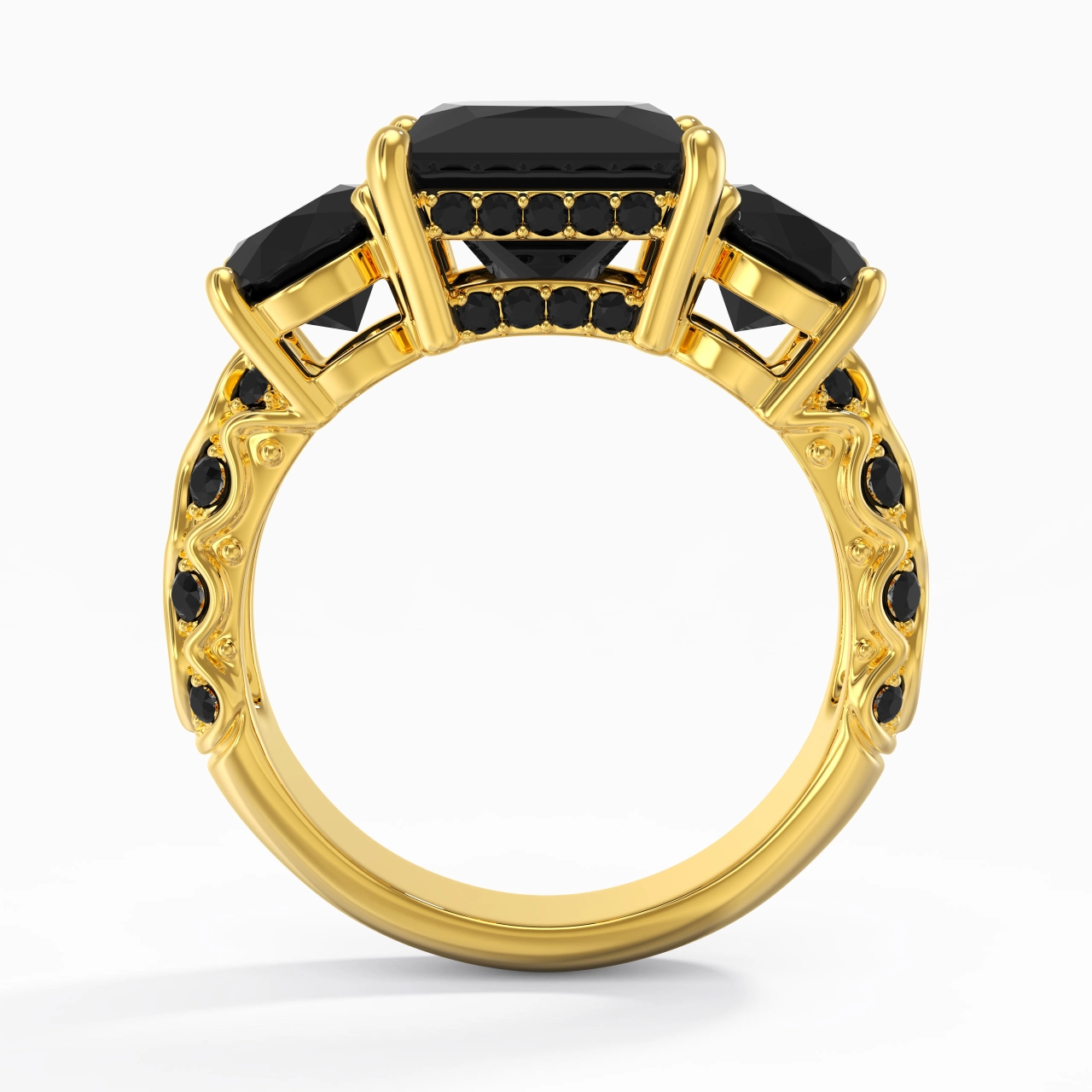 925 Sterling Silver Cubic Zirconia Engagement Ring