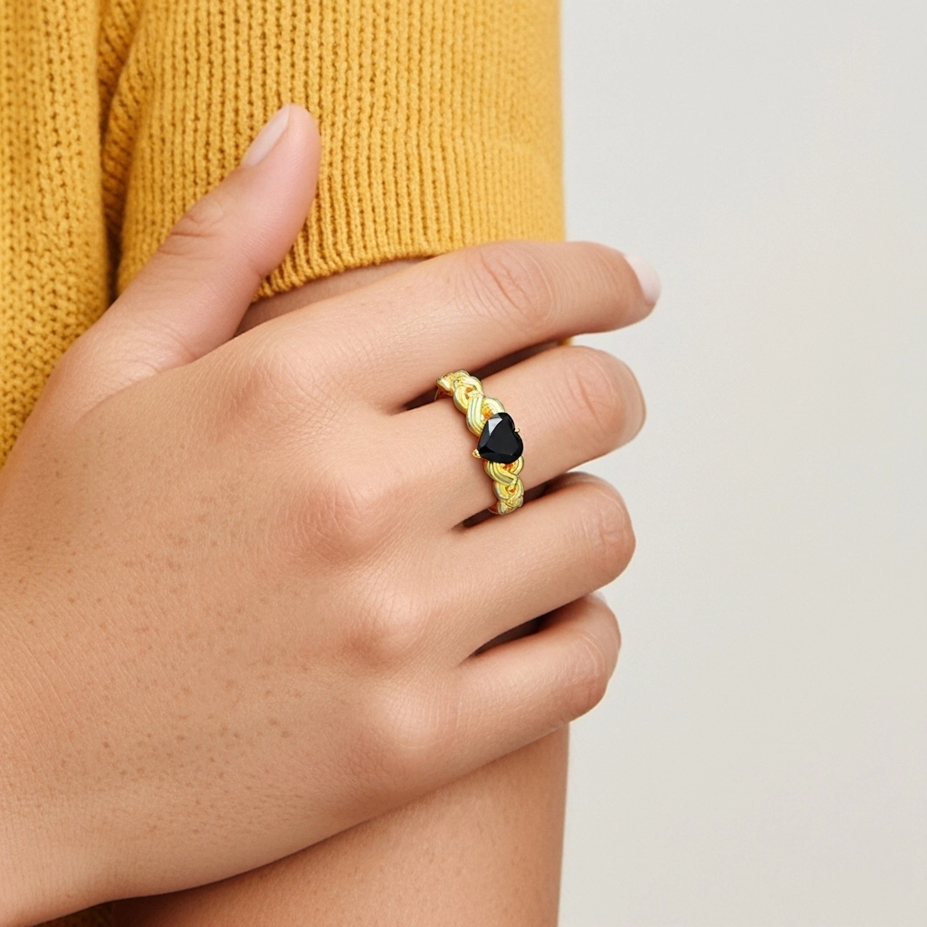 Braided Wire Solitaire Engagement Ring 1.20ct Cubic Zirconia