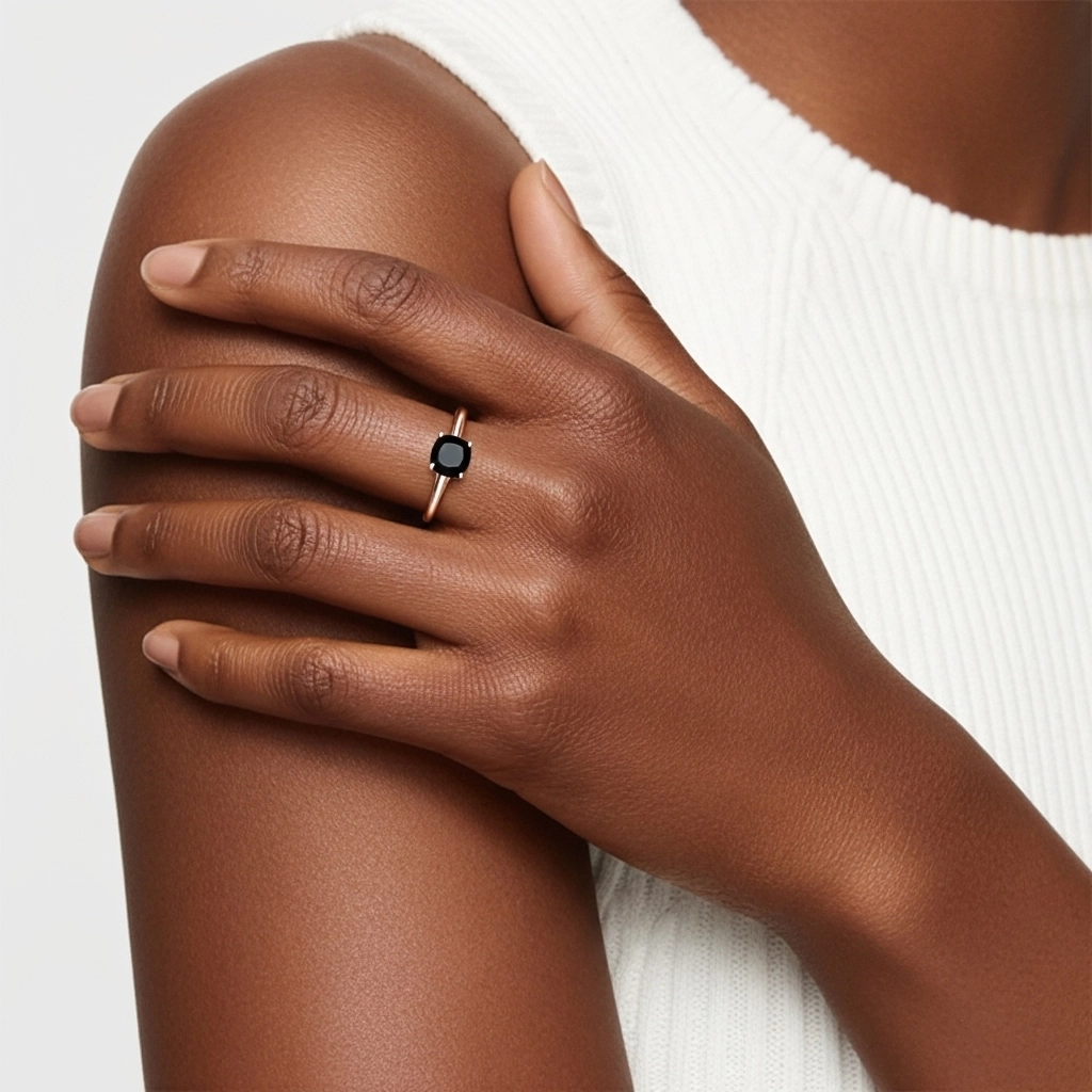 1.00ct Cubic Zirconia Engagement Ring 925 Sterling Silver