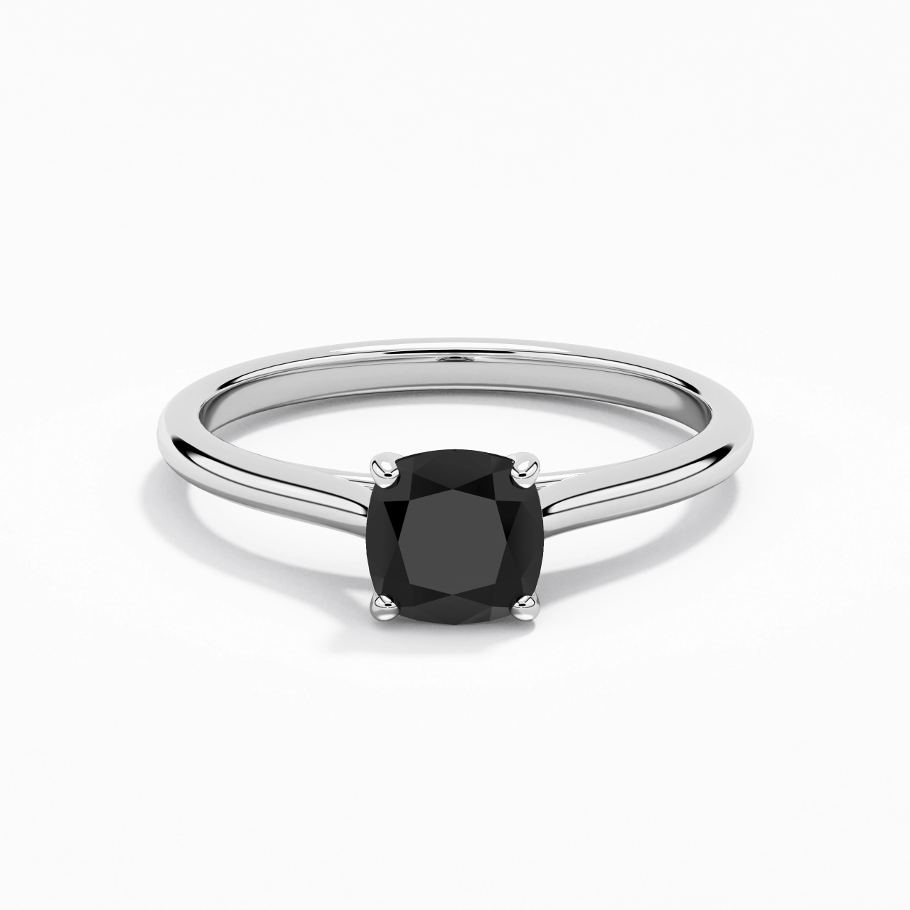 1.00ct Cubic Zirconia Engagement Ring 925 Sterling Silver