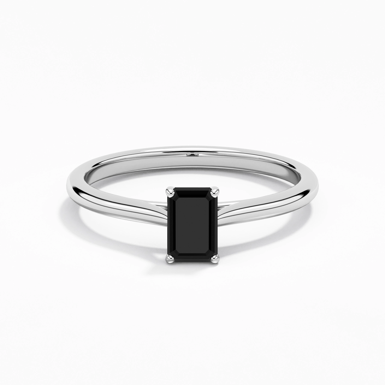 0.80ct Cubic Zirconia Engagement Ring 925 Sterling Silver