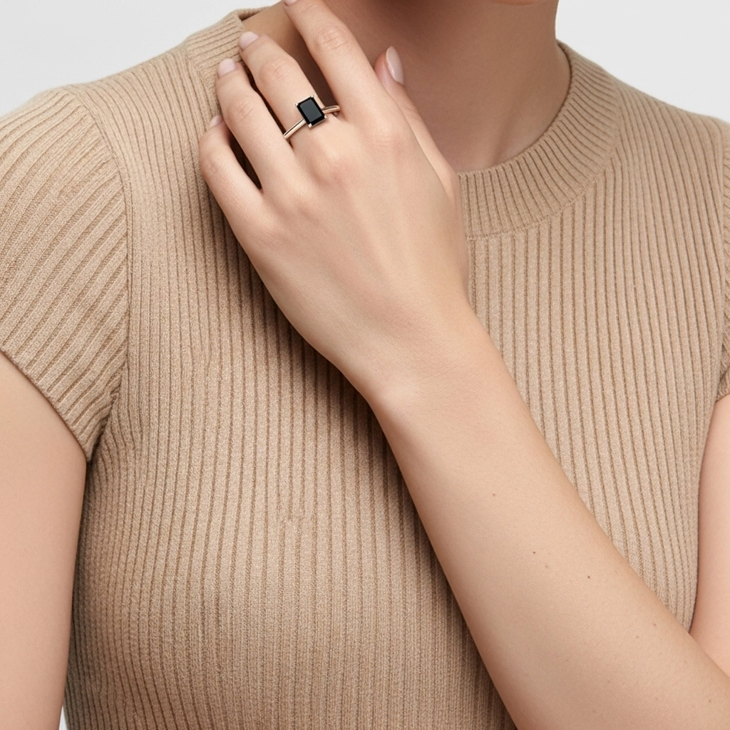 1.00ct Cubic Zirconia Engagement Ring 925 Sterling Silver