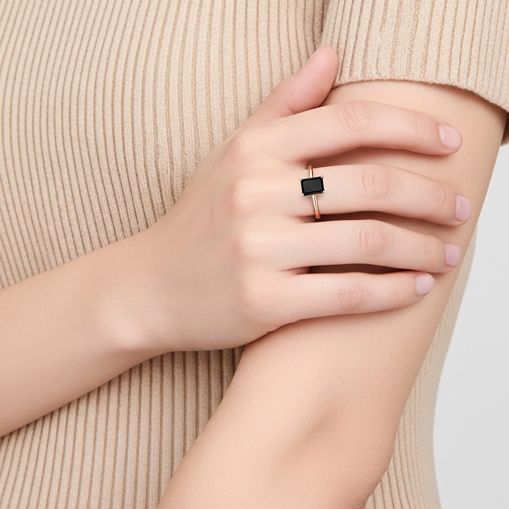 0.80ct Cubic Zirconia Engagement Ring 925 Sterling Silver