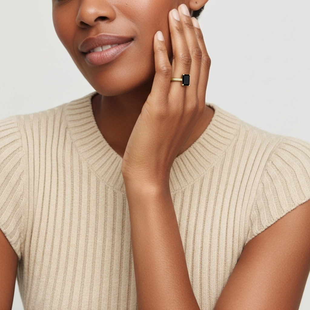 1.00ct Cubic Zirconia Engagement Ring 925 Sterling Silver