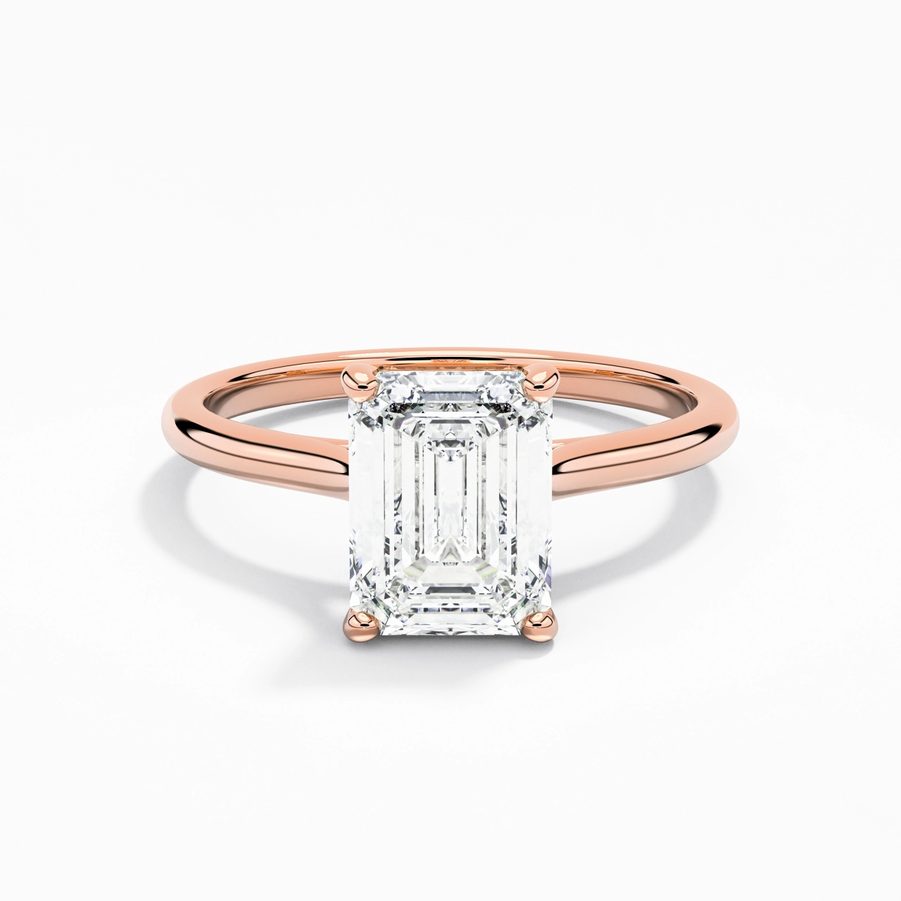 2.00ct Moissanite Engagement Ring 925 Sterling Silver