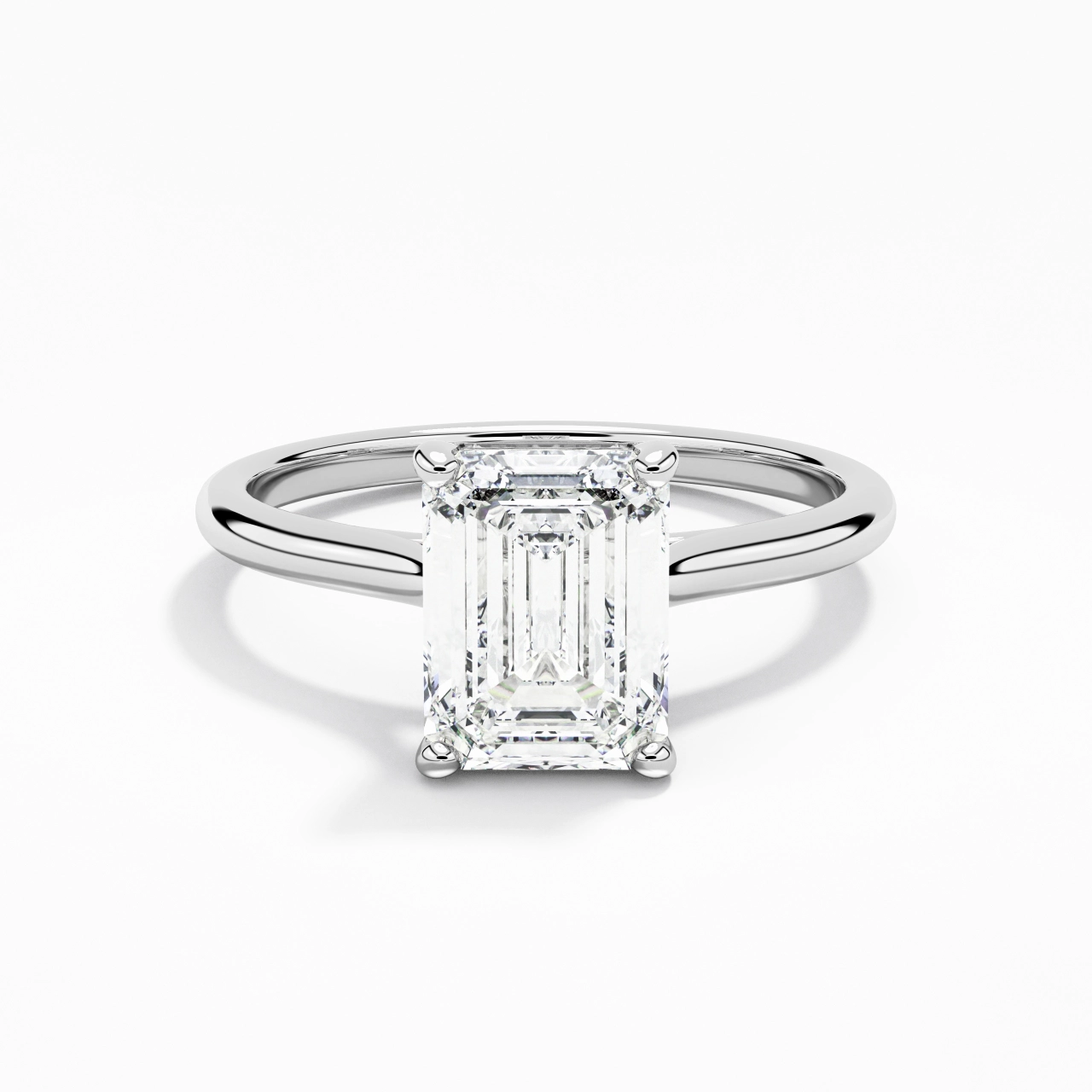 2.00ct Moissanite Engagement Ring 925 Sterling Silver
