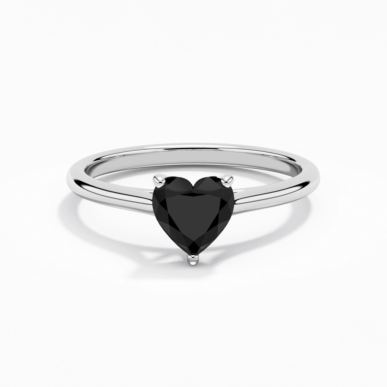 1.00ct Cubic Zirconia Engagement Ring 925 Sterling Silver