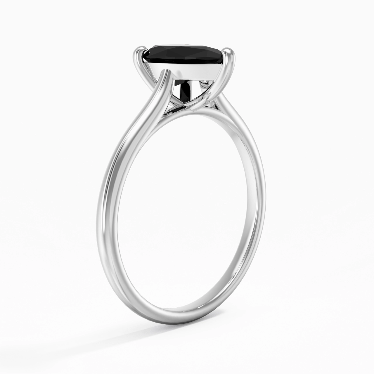 1.50ct Cubic Zirconia Engagement Ring 925 Sterling Silver