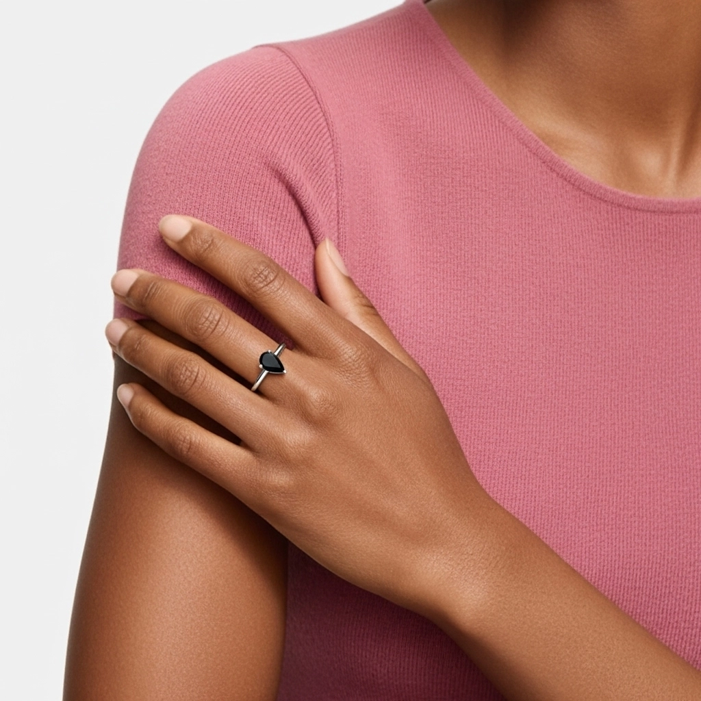 1.50ct Circonio cúbico Anillo de Compromiso Plata esterlina 925