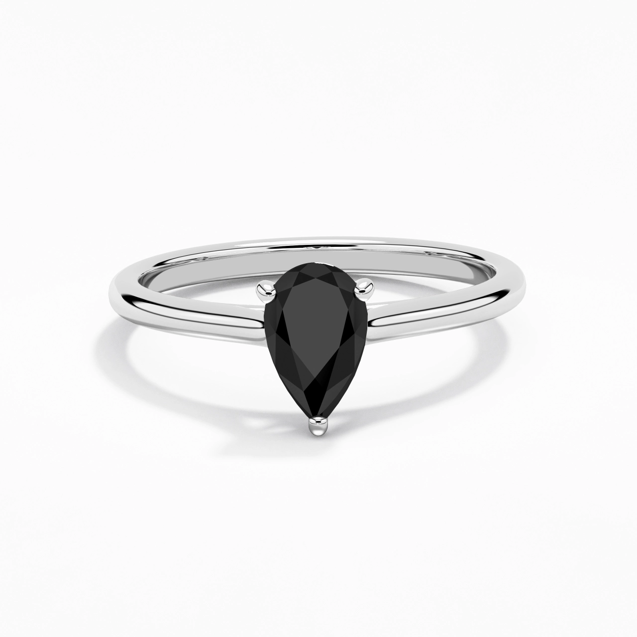 1.00ct Cubic Zirconia Engagement Ring 925 Sterling Silver