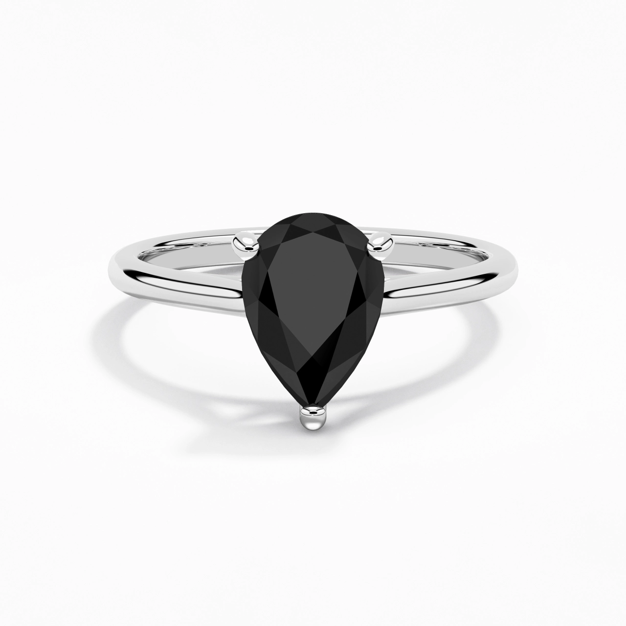2.00ct Zircon cubique Bague de fiançailles Argent sterling 925