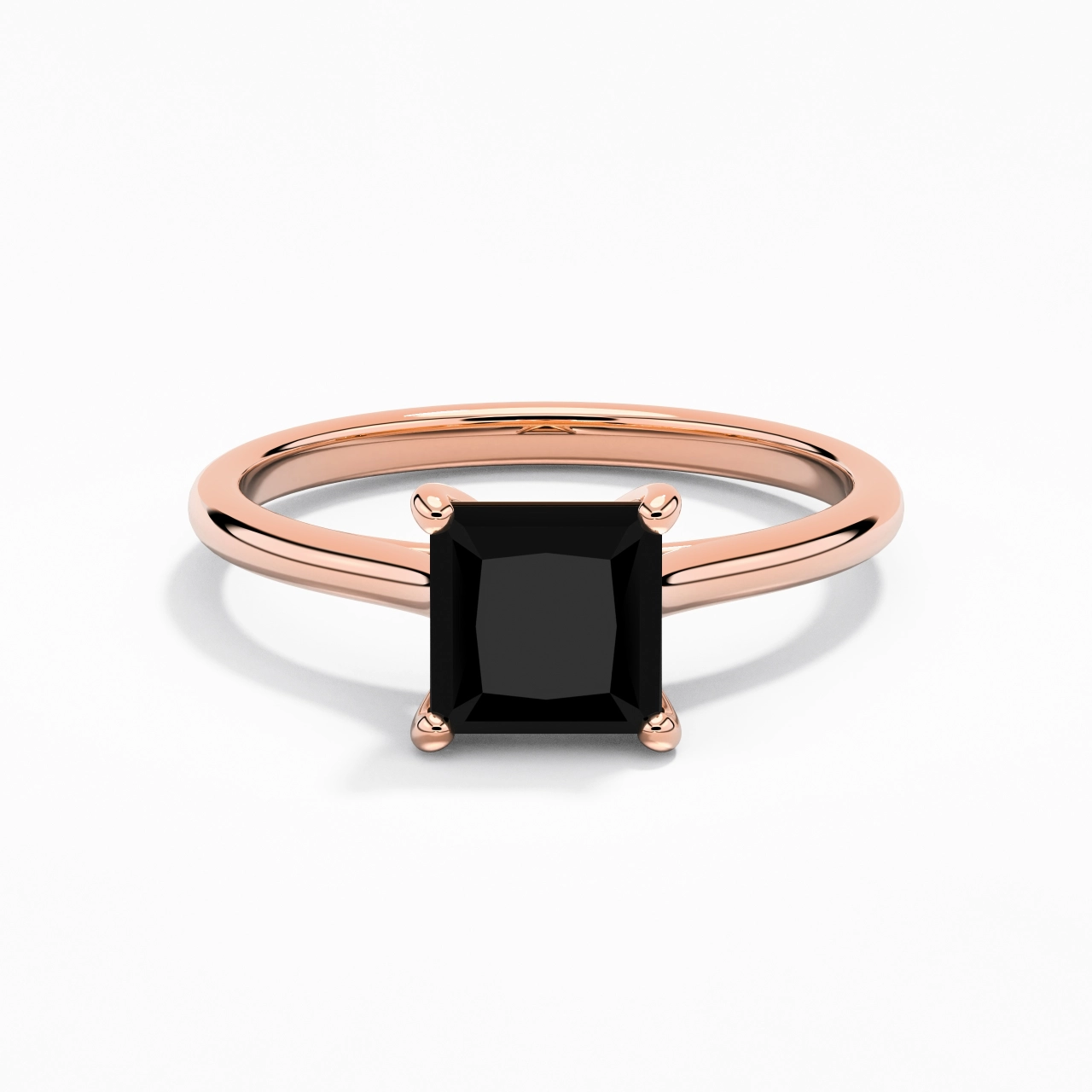 1.50ct Zircon cubique Bague de fiançailles Argent sterling 925