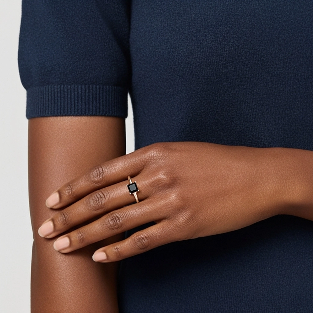 1.00ct Cubic Zirconia Engagement Ring 925 Sterling Silver