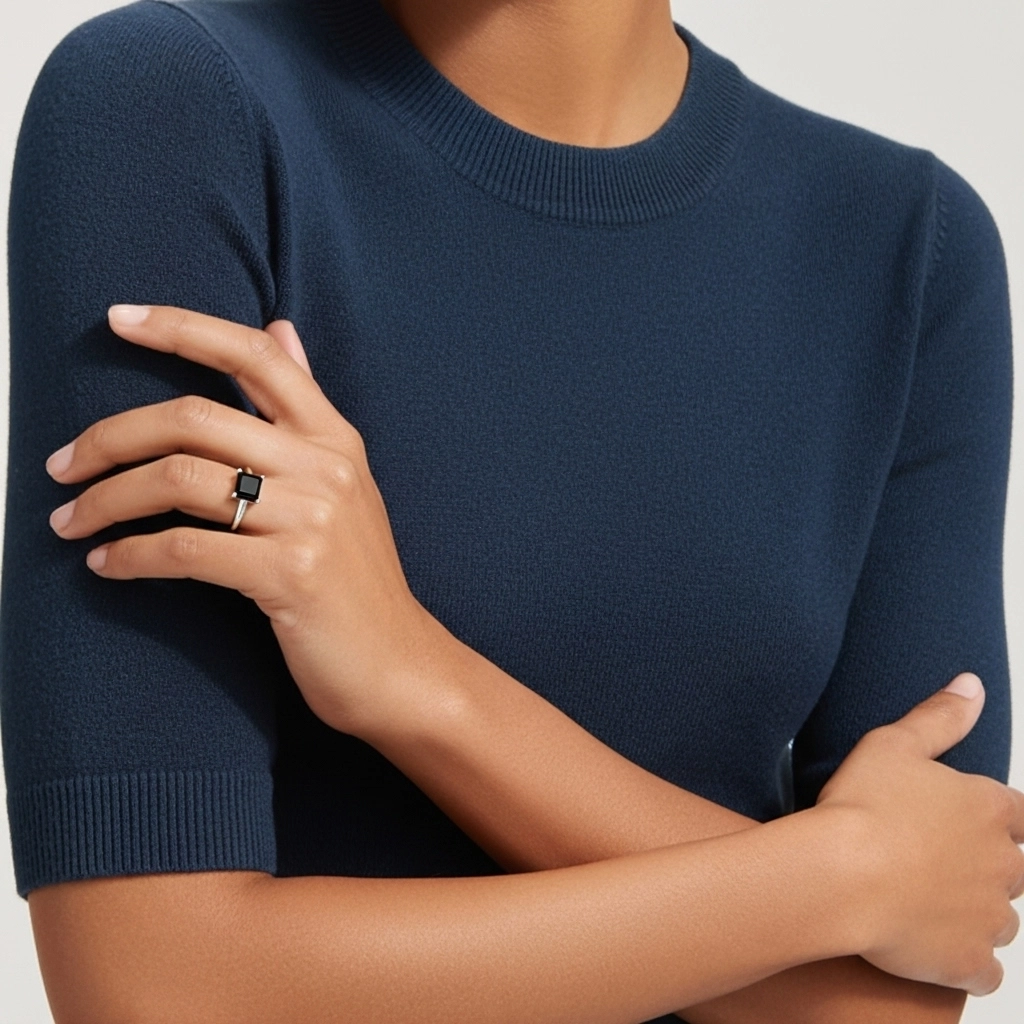 1.00ct Cubic Zirconia Engagement Ring 925 Sterling Silver