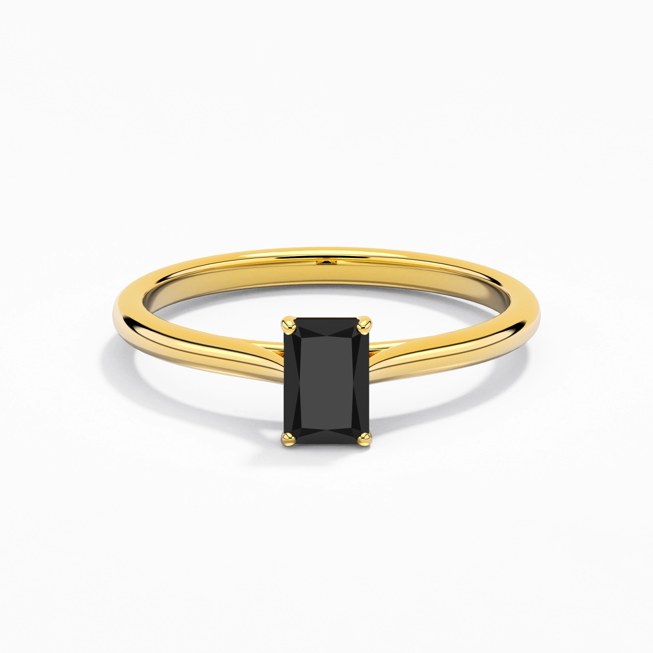 0.80ct Zircon cubique Bague de fiançailles Argent sterling 925