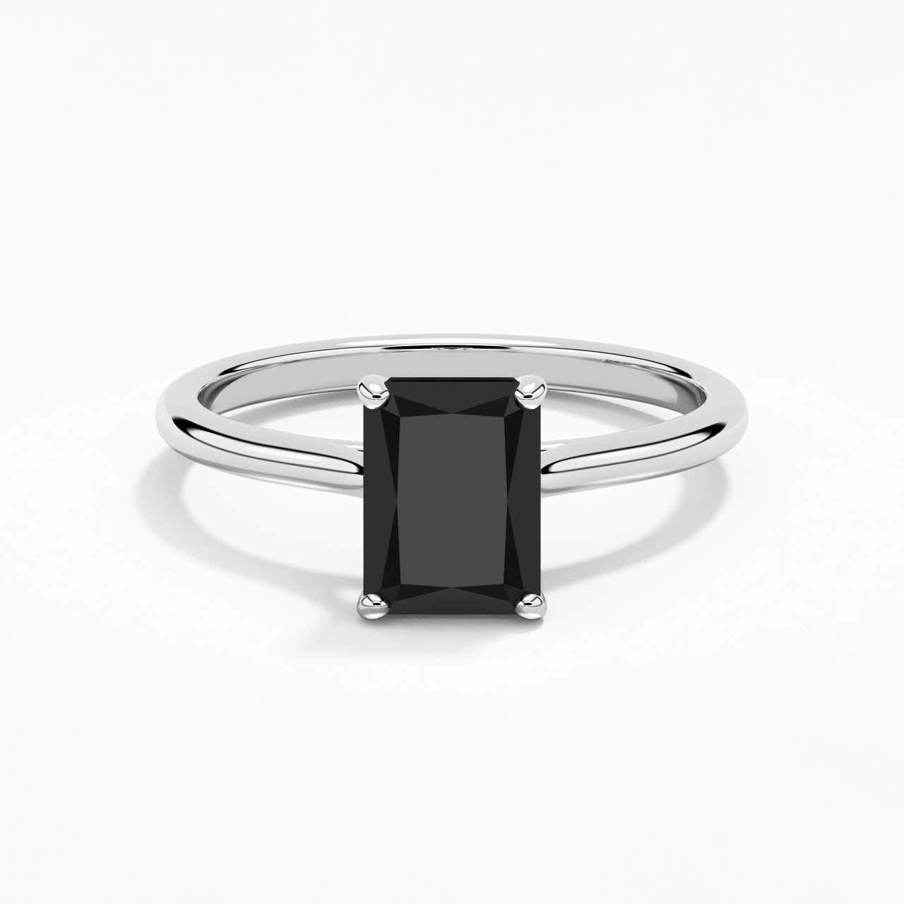 2.00ct Zircon cubique Bague de fiançailles Argent sterling 925