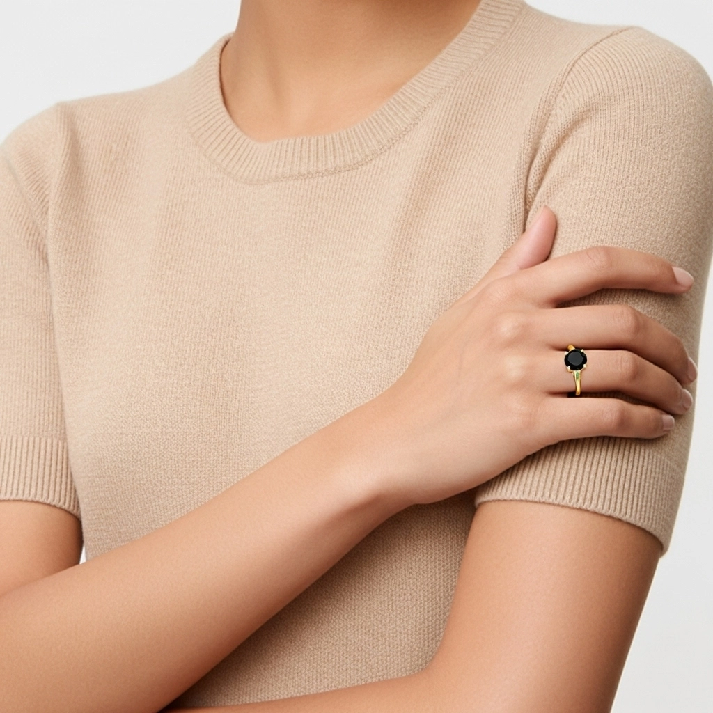 1.00ct Cubic Zirconia Engagement Ring 925 Sterling Silver