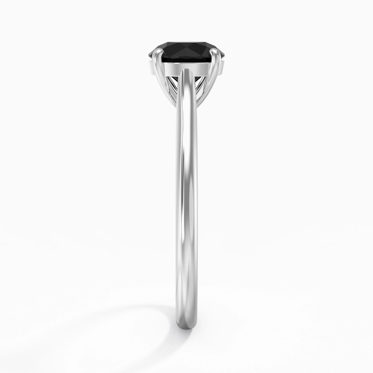 1.00ct Cubic Zirconia Engagement Ring 925 Sterling Silver