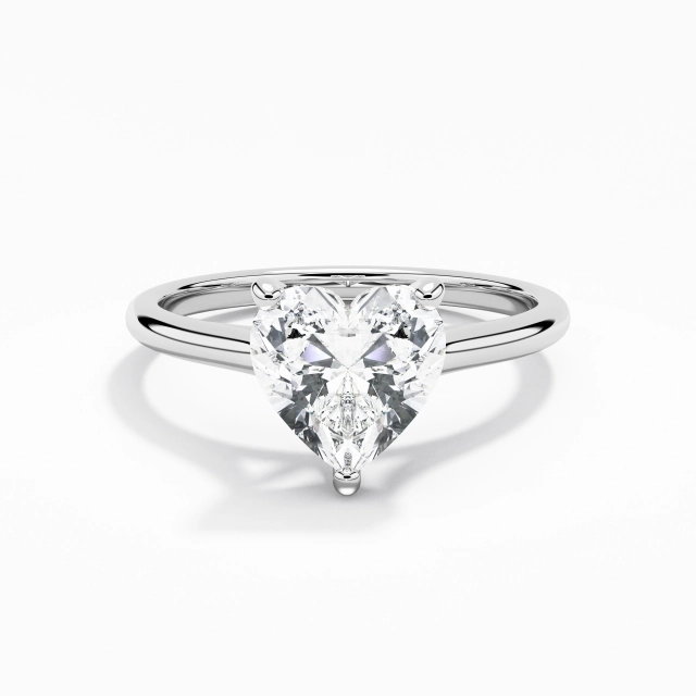 1.50ct Moissanite Engagement Ring Platinum