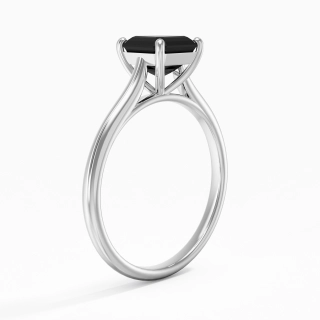 1.00ct Cubic Zirconia Engagement Ring 925 Sterling Silver