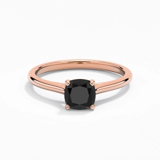1.00ct Zircon cubique Bague de fiançailles Argent sterling 925